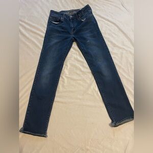 American Eagle Outfitters Dark Blue Straight Leg Jeans